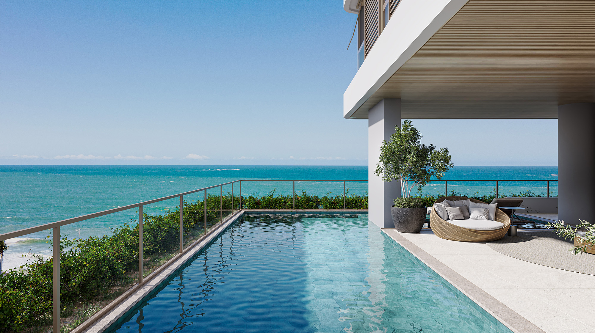 Piscina frente mar Positano